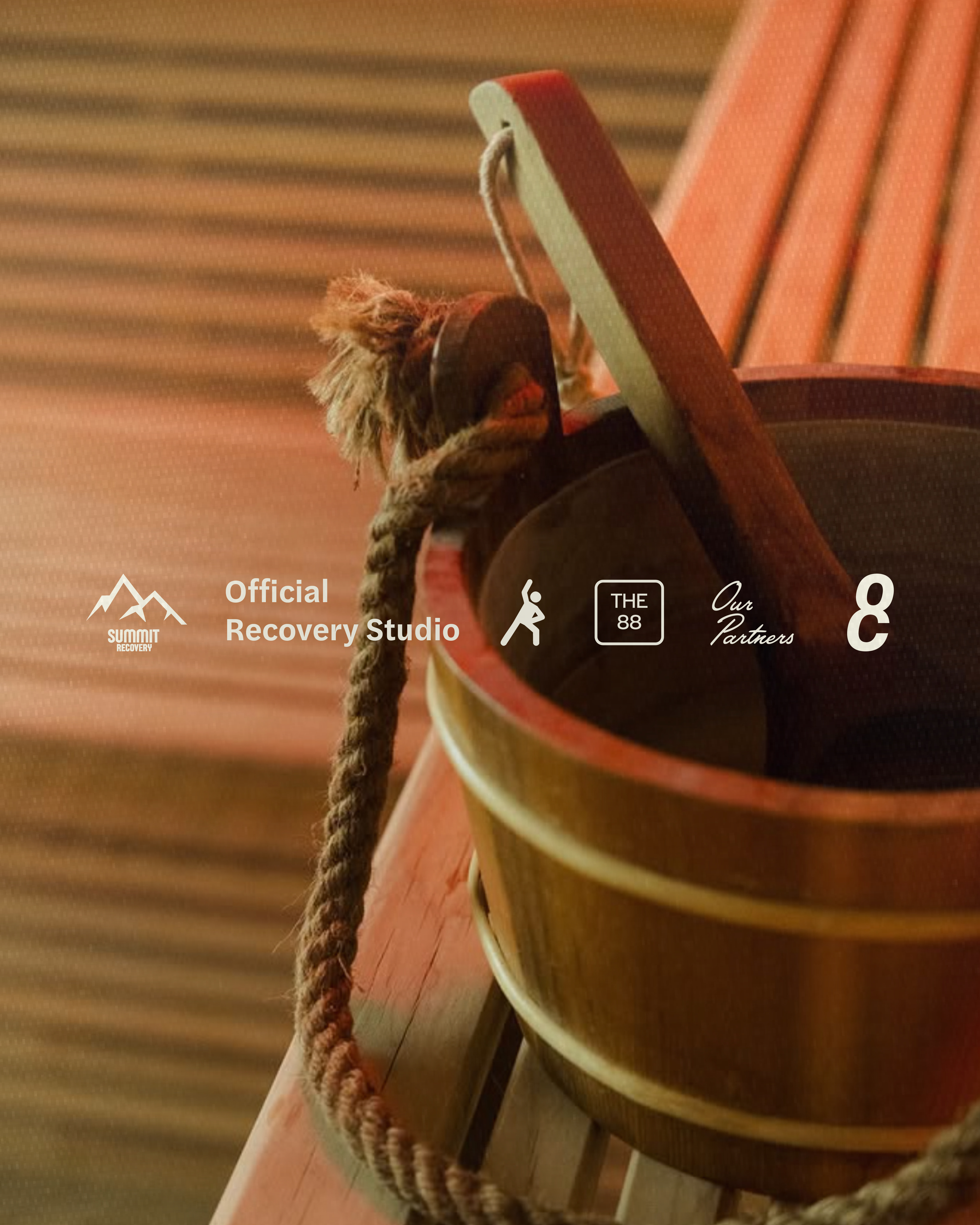 Sauna accessories from Summit Recovery, THE 88 official recovery studio